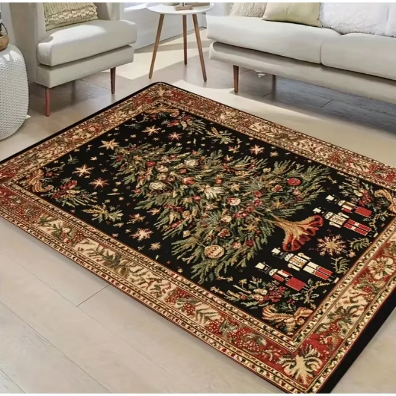 1 قطعة حصيرة منطقة منزل السكر الوردي للعطلات مناسبة لغرفة المعيشة وغرفة النوم والمطبخ هدية الكريسماس سجادة غرفة زينة عيد الميلاد #1