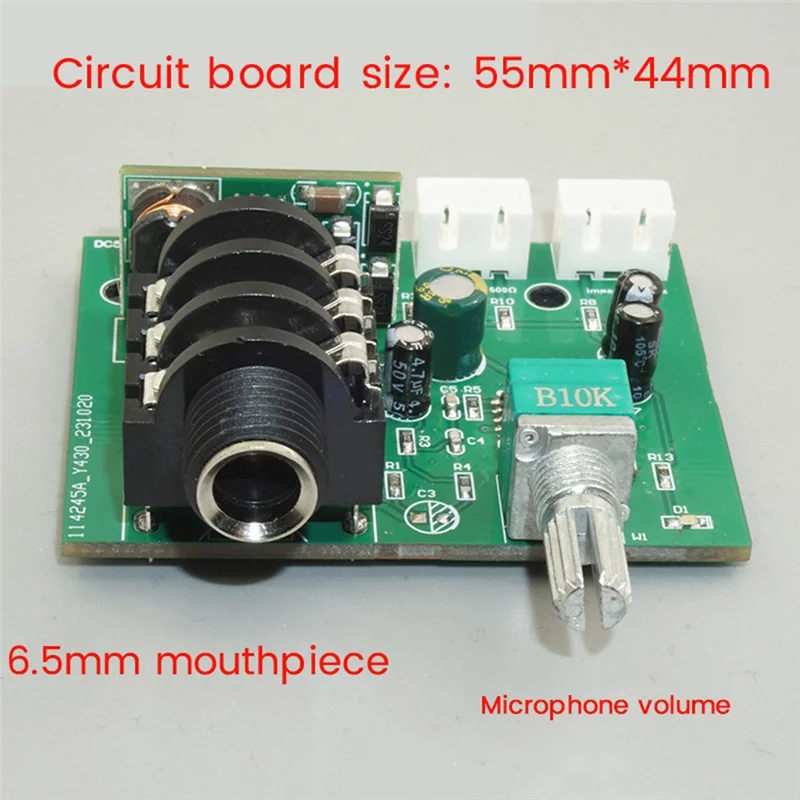 Excellent-Dynamic Microphone Capacitor Amplifier Preamplifier Mic Pickup Small Signal Amplification Circuit Module Interface