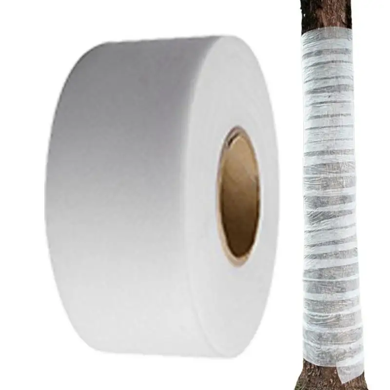 Tree Wrap For Winter 400 Feet Tree Freeze Tape Non-Woven Tree Freeze Tape Cold-Proof Tree Repair Wrap For Winter Cold Weather