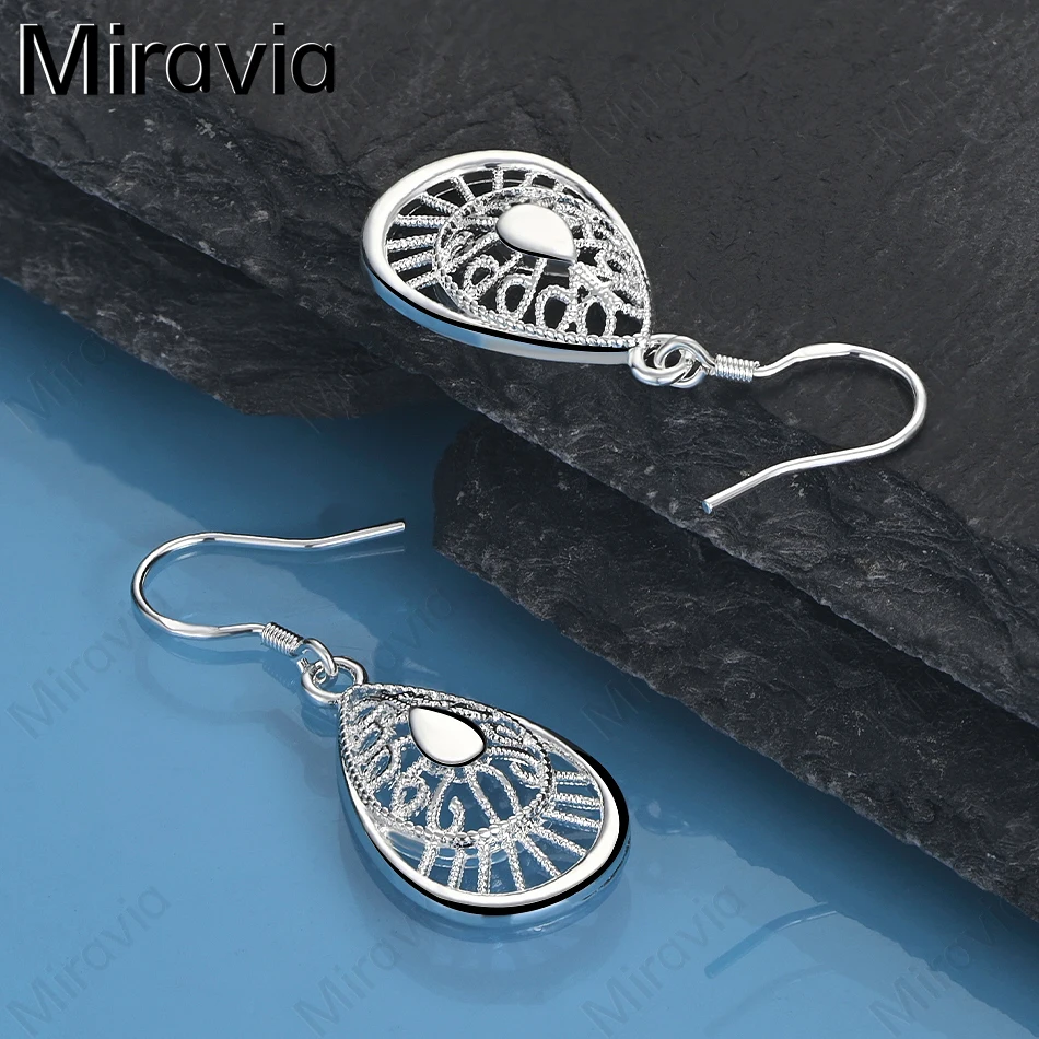 

COALIEN 925 Sterling Silver Butterfly Hollow Earrings Exquisite Popular Women's Anniversary Gift Jewelry