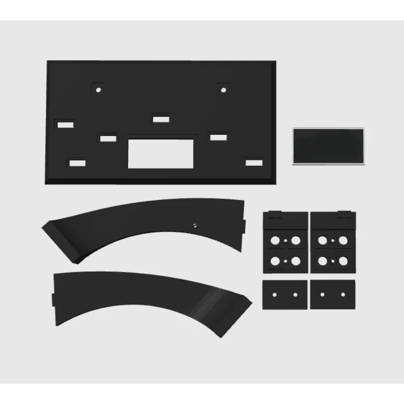 BUILDLY DIY Building Block Display Bracket Holder Stand for LEGO Star Wars Dark Millennium Falcon 75389