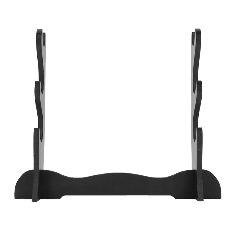 

【Rushed】5X 3Tier Samurai Sword Katana Holder Stand Bracket Rack Display Black