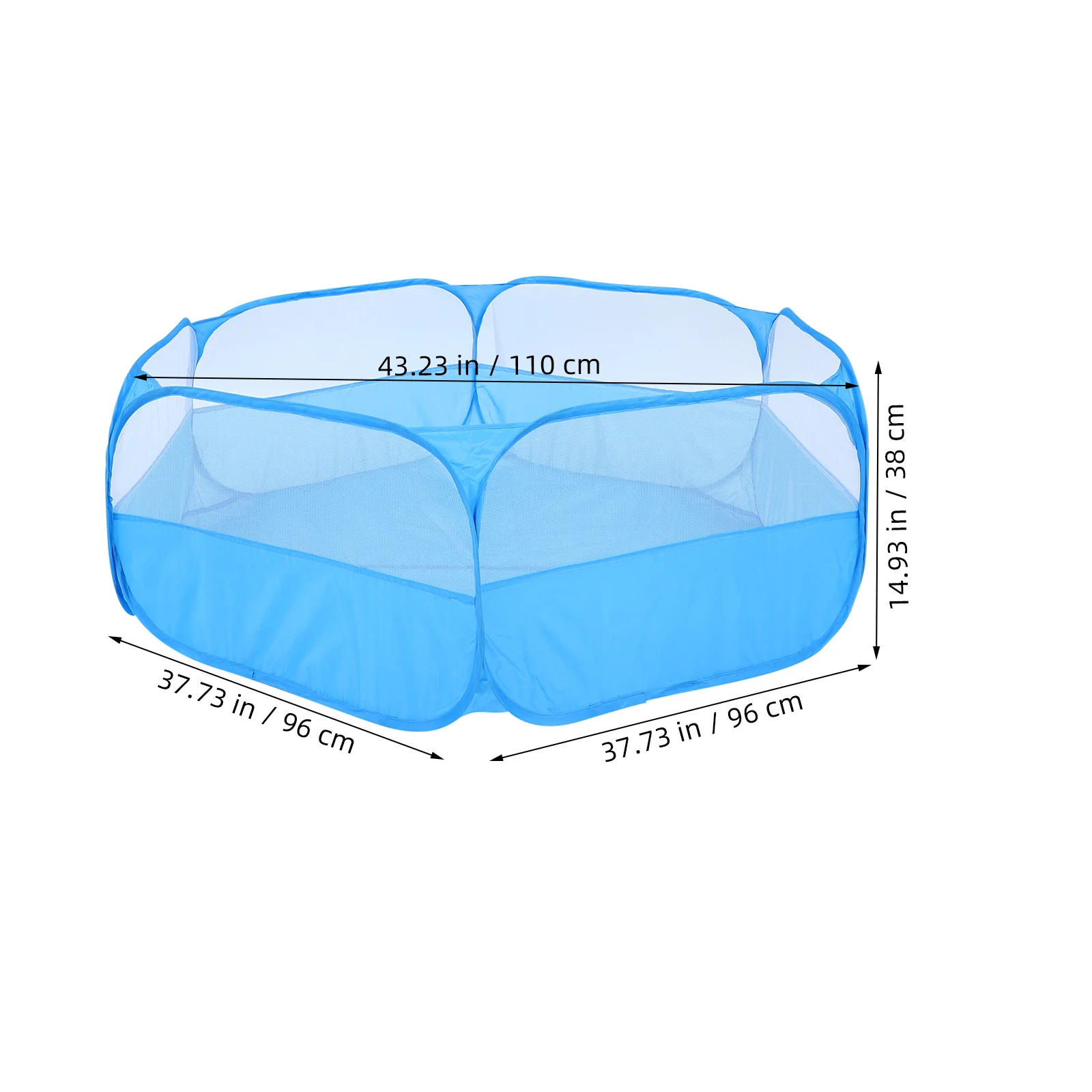 حظيرة حيوانات أليفة قابلة للطي من النايلون للحيوانات الصغيرة، قفص للهامستر والأرانب، متين وآمن وسهل التخزين، مستلزمات الحيوانات الأليفة الصغيرة