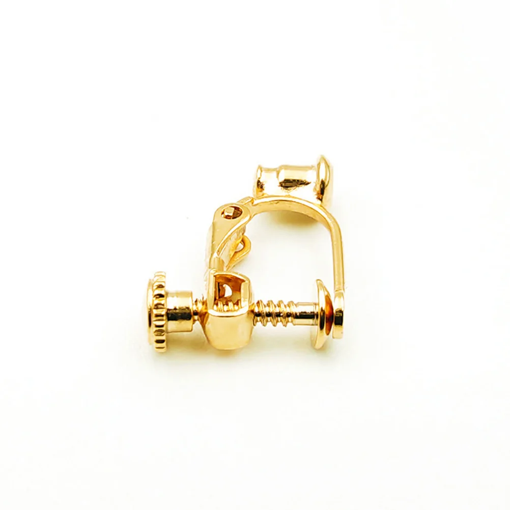 

Ear Adapter for DIY Making Non Pierced Clip Converter with Silicone Cushion Safe Clip on Earring Base Earring Accessories