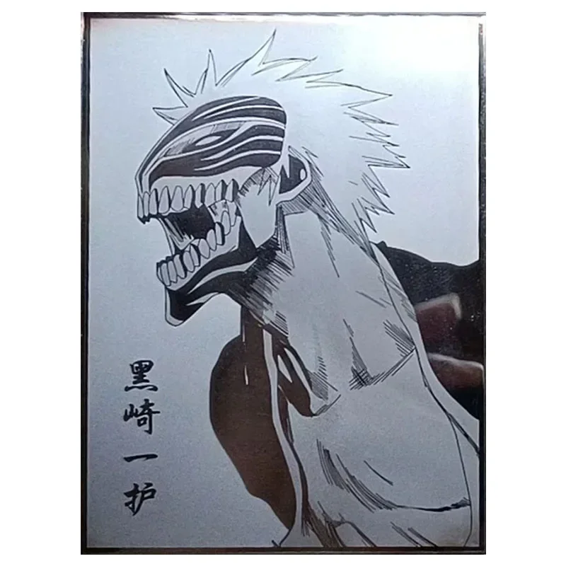 Anime BLEACH Rare PR AG Metal Game Collectible Cards Zaraki Kenpachi Kurosaki Ichigo Rukia Aizen Toys for boys Birthday Present