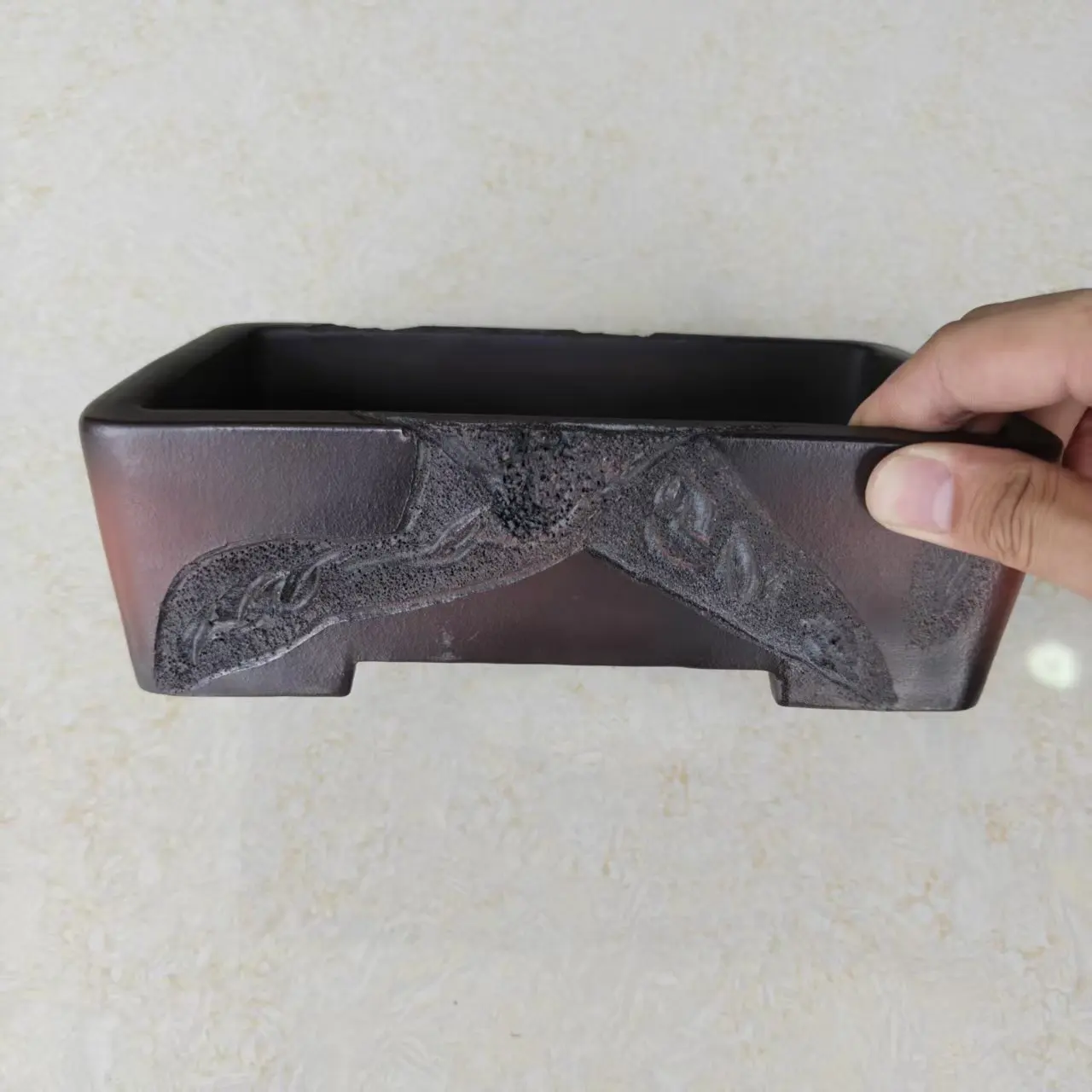 Hand Made Broken Style  High Quality Bonsai Pot