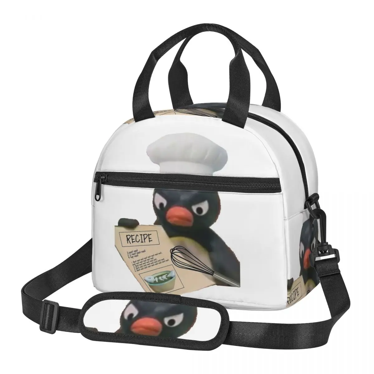 

Термосумка для обедов Chef Pingu: герметичный контейнер для школьных бенто-боксов, термосумка-холодильник для еды