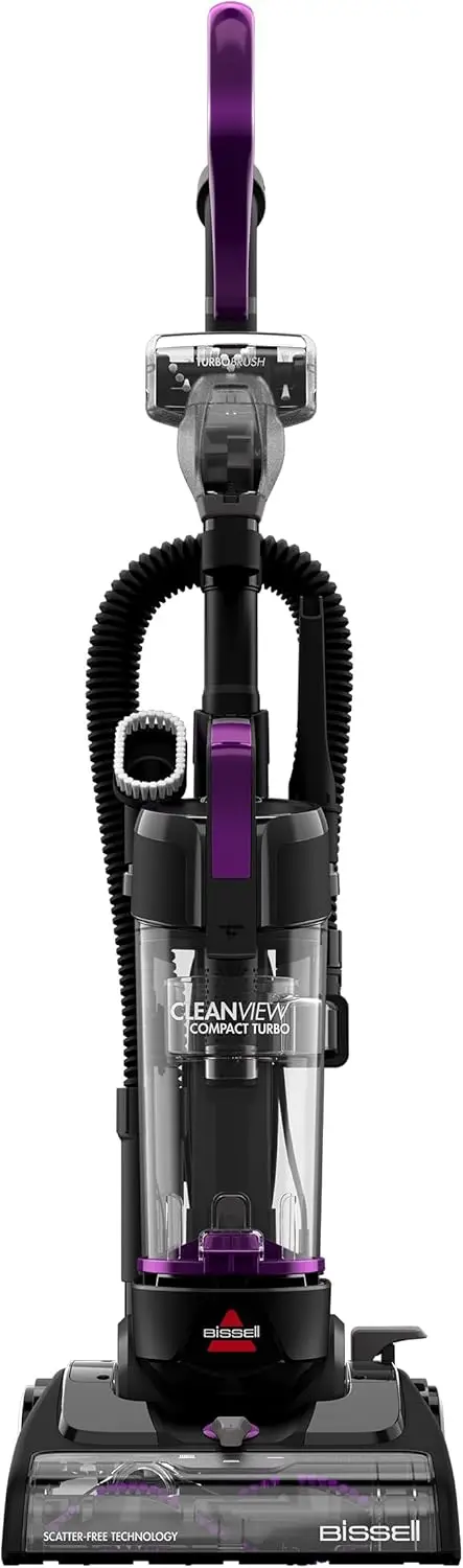 

CleanView Compact Turbo Upright Vacuum with Quick Release Wand, Full Size Power, Compact Size for Apartments & Dorms, 3437F