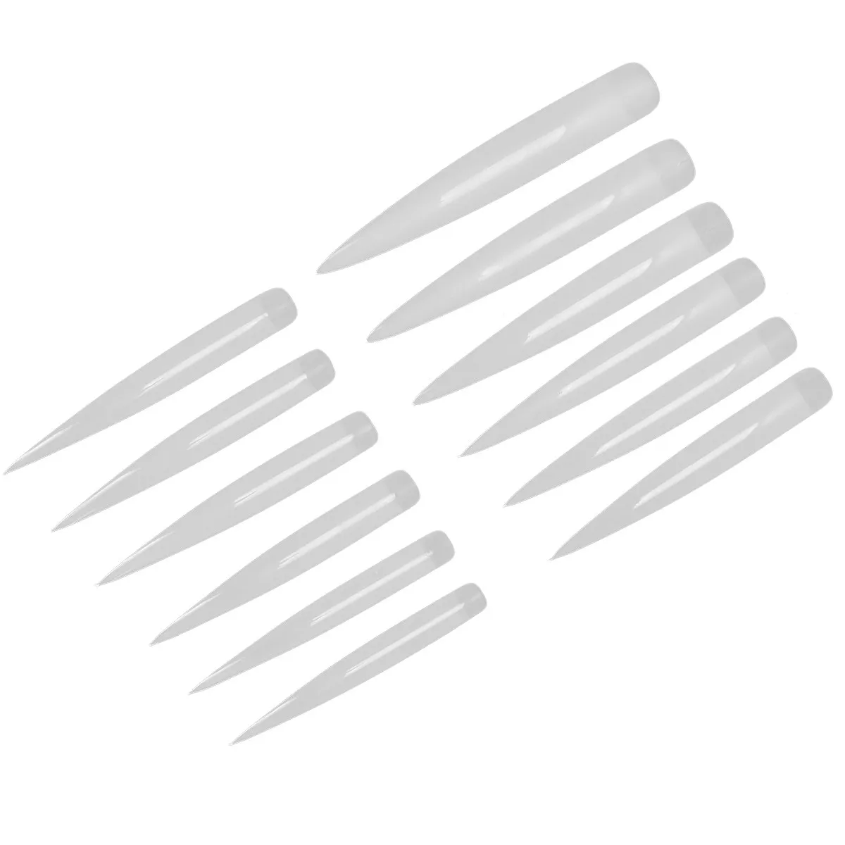 

10 упаковок накладных ногтей натурального цвета, прочные, для салонов красоты, для самостоятельного использования, профессионального применения, для свадеб, Хэллоуина, Рождества, вечеринок