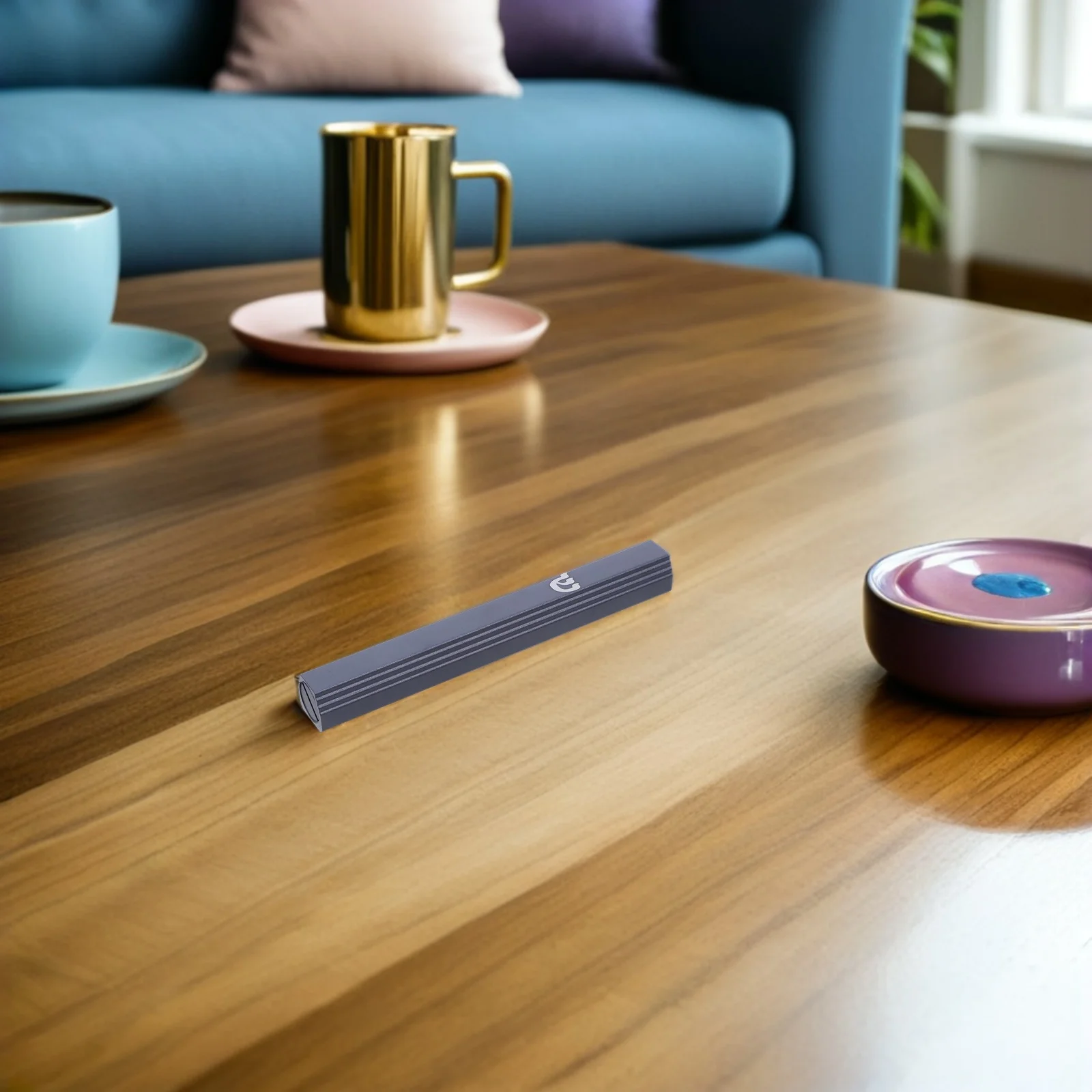 

Decorative Mezuzah Door Case 12.5Cm Aluminum Alloy Scroll Holder For Home Blessing Entryway Wall Art Home Decor