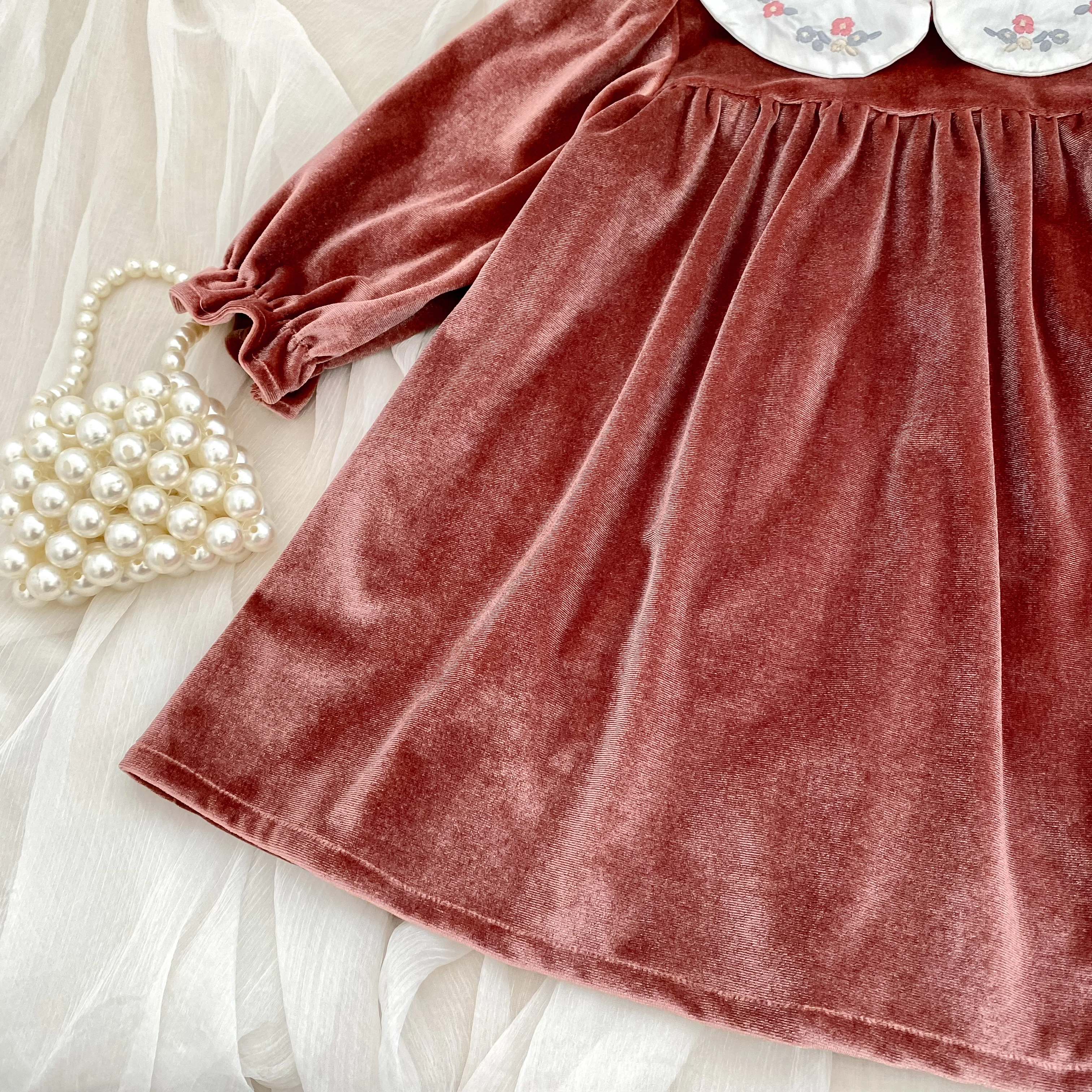 Herbst Baby Mädchen Kleidung Stickerei Weihnachten Party Kleid Kostüm 1-6Yrs Kleinkind Mädchen Geburtstag Kinder Kleidung Weihnachten Kleider – Detail 21