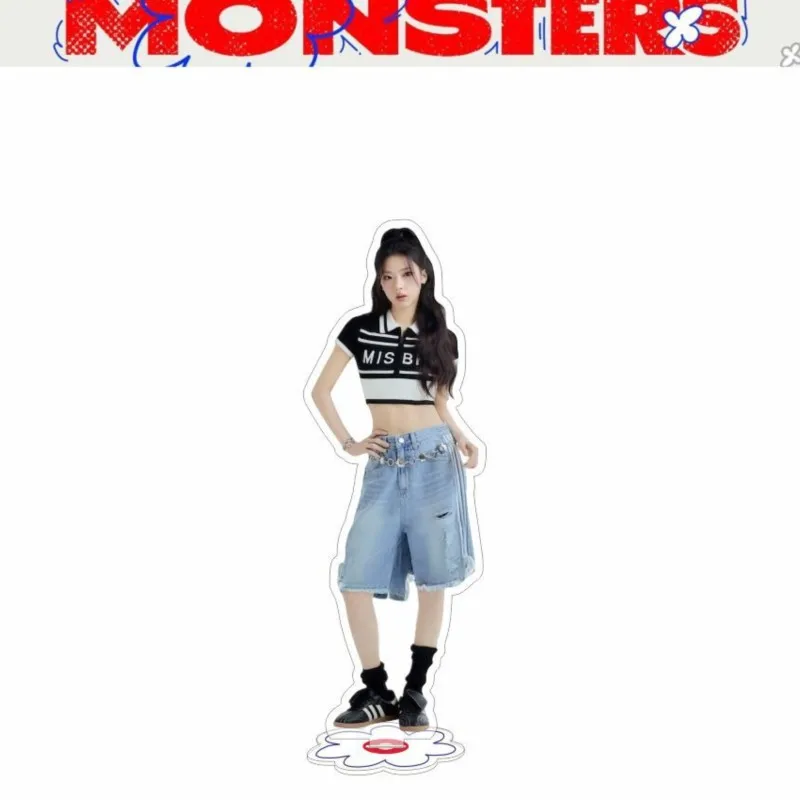루카 에디지 힙합 케이팝 걸그룹 아크릴 키체인 시크 걸그룹 아크릴 스탠디 모델 플레이트 장식 데스크 피규어 디스플레이