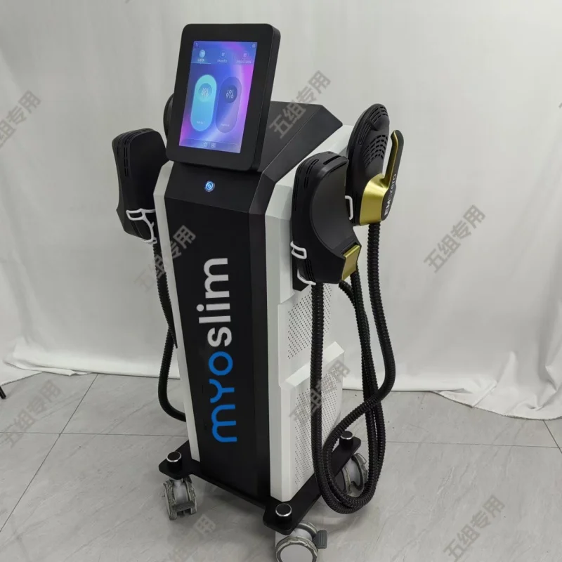 Myoslim 6500 Вт 15 Tesla Neo RF EMS машина для скульптуры тела, технология для похудения, стимуляция мышц, скульптура, складной скул