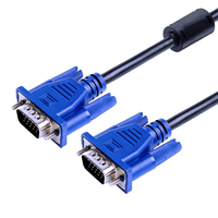 VGA 4 5 Cable Male To Male High Definition Computer Projector Monitor Video Data Cable With Magnetic Ring