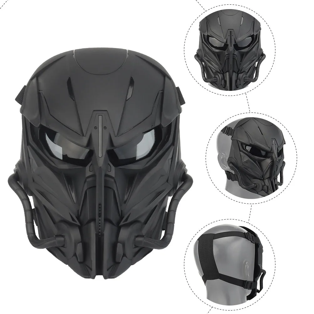 

Decorative Masks for Cosplay Style Science Fiction Game Full Face Costume Shooting Prop Facial Protection Gear