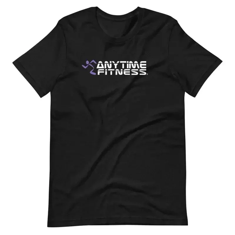 Mens Anytime Fitness Black T Shirt