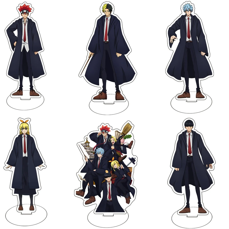 Anime Mashle Magic And Muscles Mash Lance Burnedead Acrylic Stand Model Plate Jewelry Desk Decor Figure Display Ornaments Gift