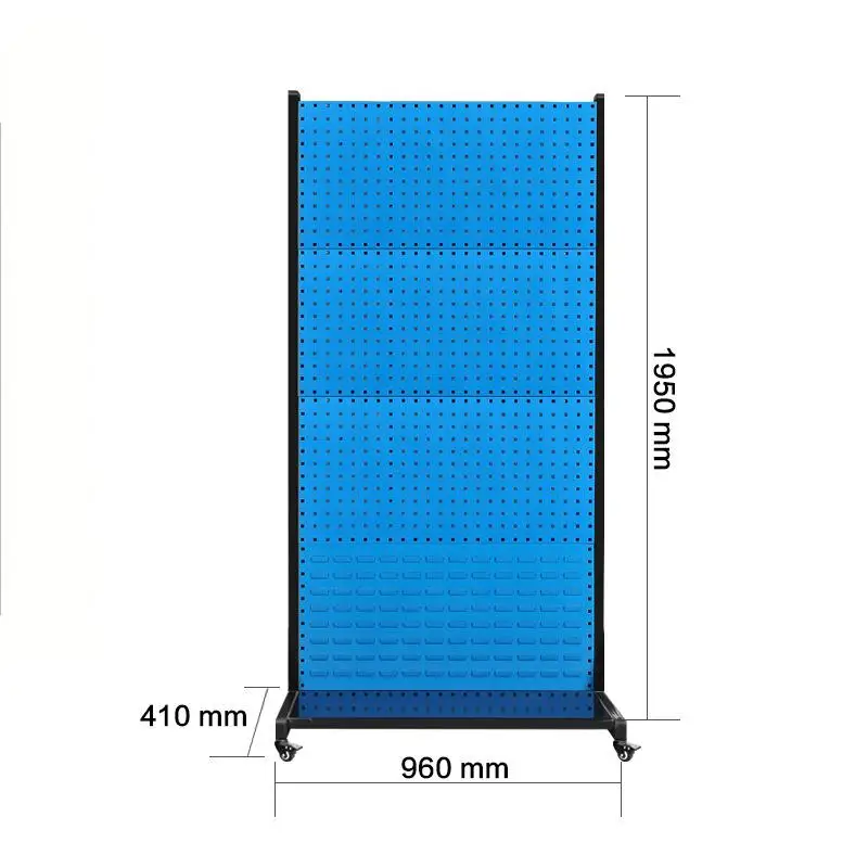 OEM/ODM Versatile Metal Pegboard Organizer Display Stand For Retail Shop