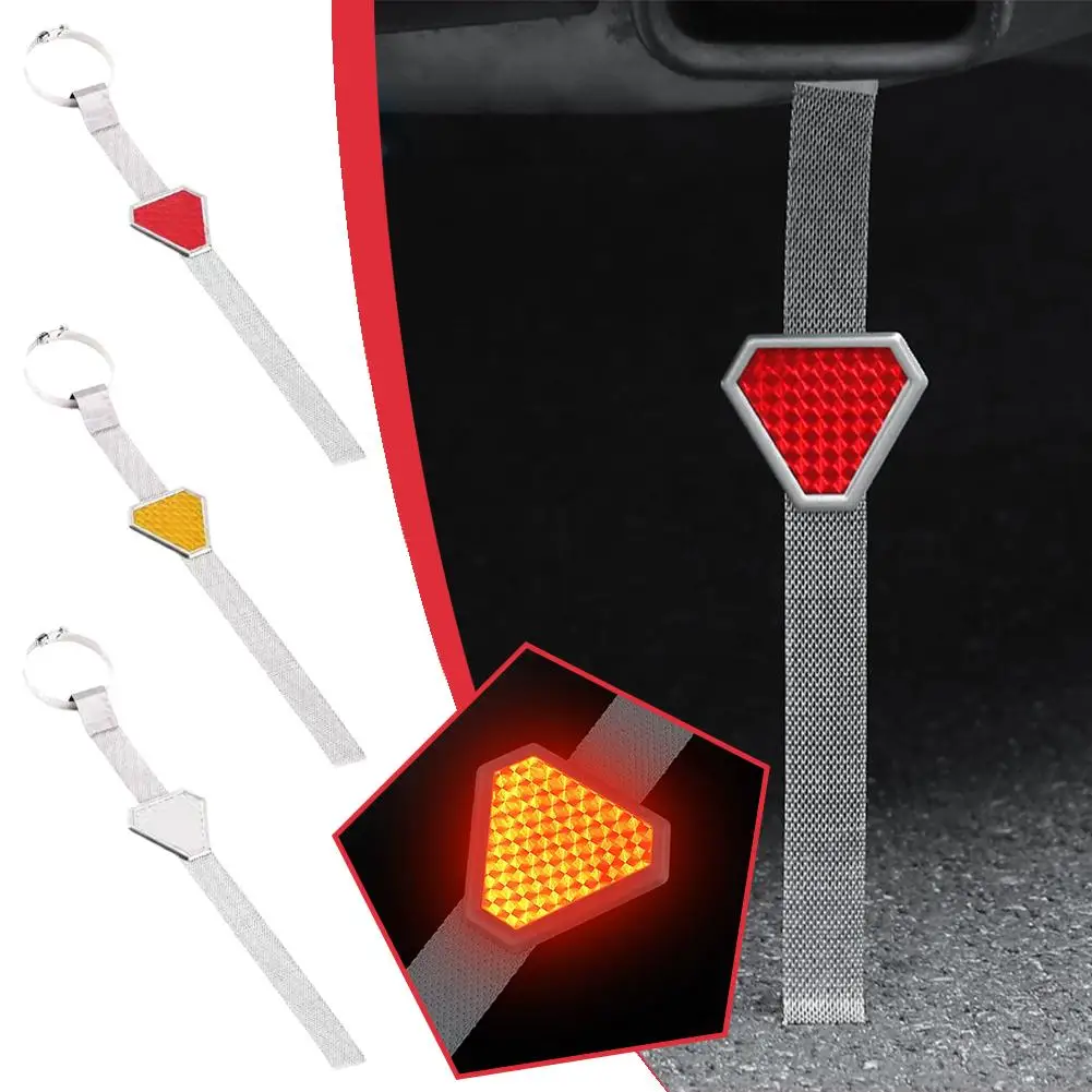 Hot Sale Car Belt Ground Wire Earth Strap Anti Static Safe Driving Tool Auto Warning Exhaust Pipe Metal Reflective Strips