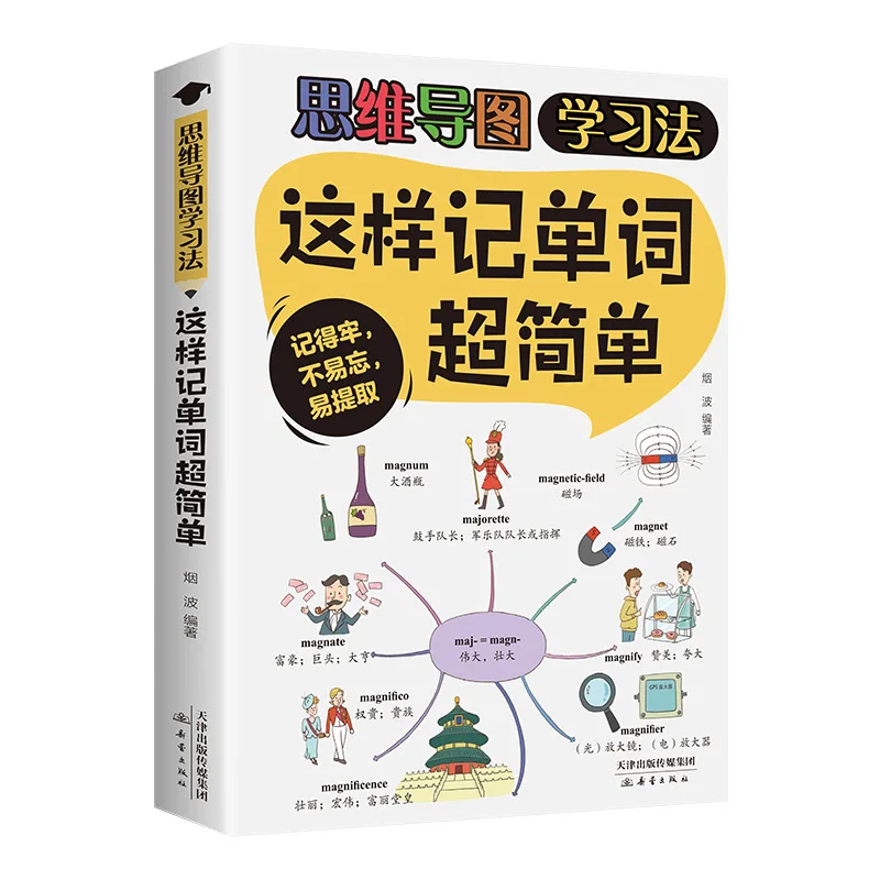 Mind Map Learning Method: Memorizing Words Is Super Easy, English Vocabulary Book for Kids, Root Words Memory Learning Book
