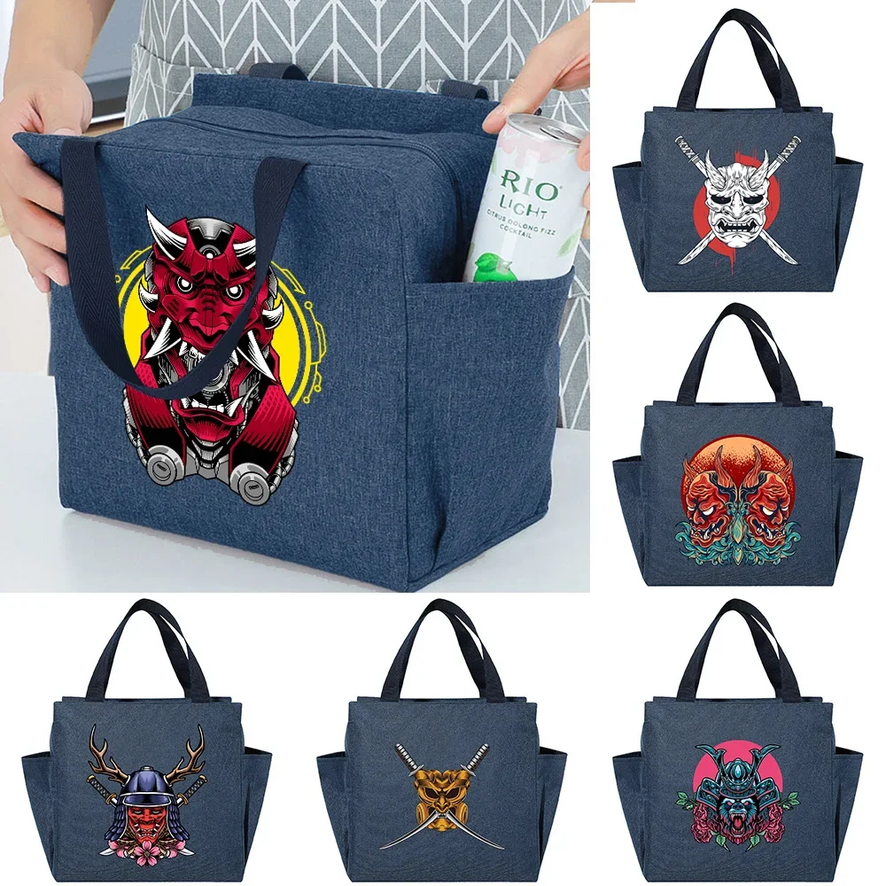 

Lunch Bags for Child Women Handbags Monster Print Insulation Cooler Bag Picnic Travel Portable Food Breakfast Thermal Organizer