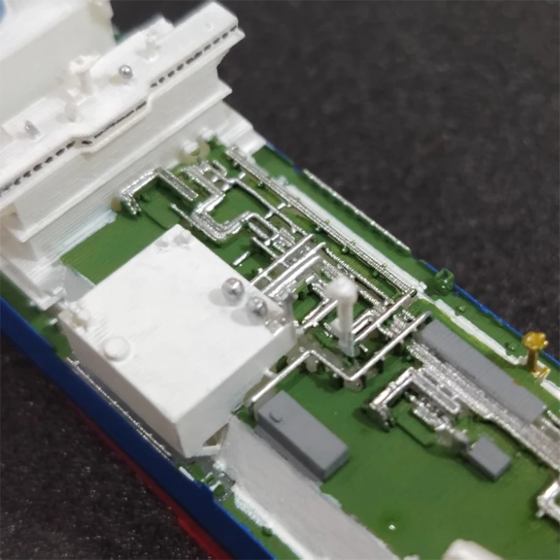 Modelo de montaje de barco de Gas Natural de 1/700 LNG, 42,7 cm, resina, impresión 3D, barcos de moldeo, modelo estático, barco de juguete, adorno de regalo para niño