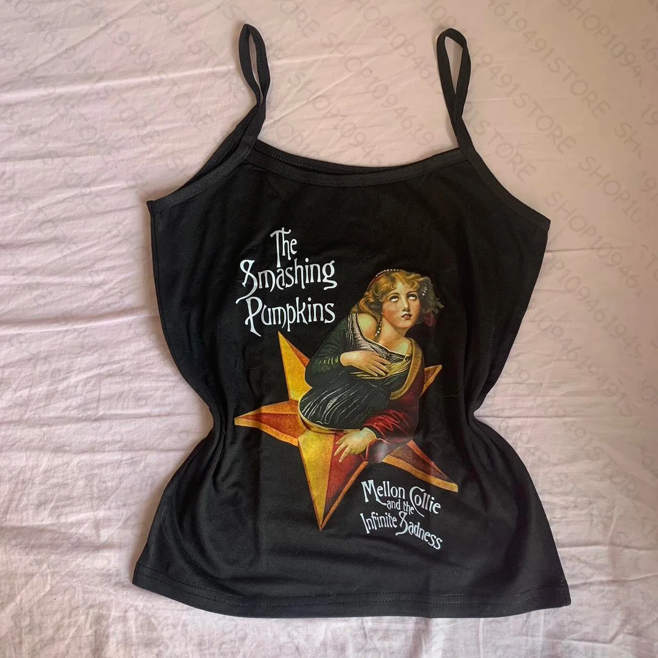 

Anime Girl 2000s Clothes Y2k 90s Vintage Clothes for Women Women's Cropped Kpop Emo Aesthetic Clothing Harajuku Kawaii Summer