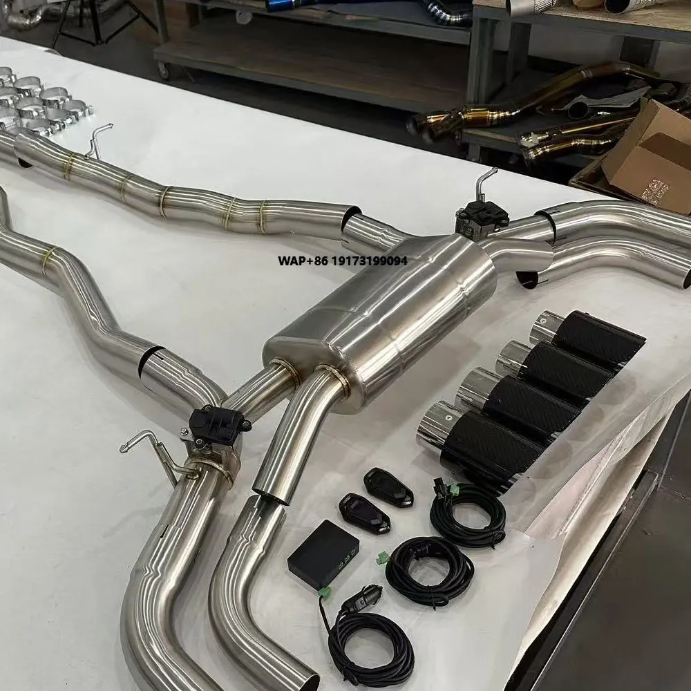 

Exhaust System for B-MW M5 G90 G99 Catback Exhaust Pipe Muffler With Valves Auto Tuning Parts