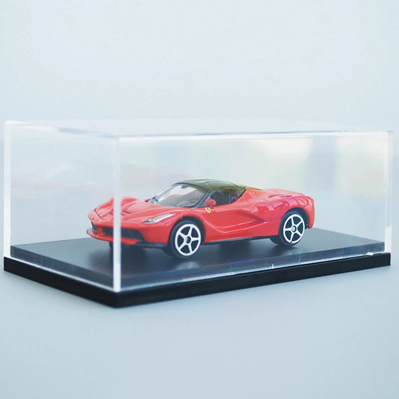 1PC Acrylic Display Case fit for 1:64 Mini Size Dust proof Clear Box Cabinet 1/64 Action Figures Display Box