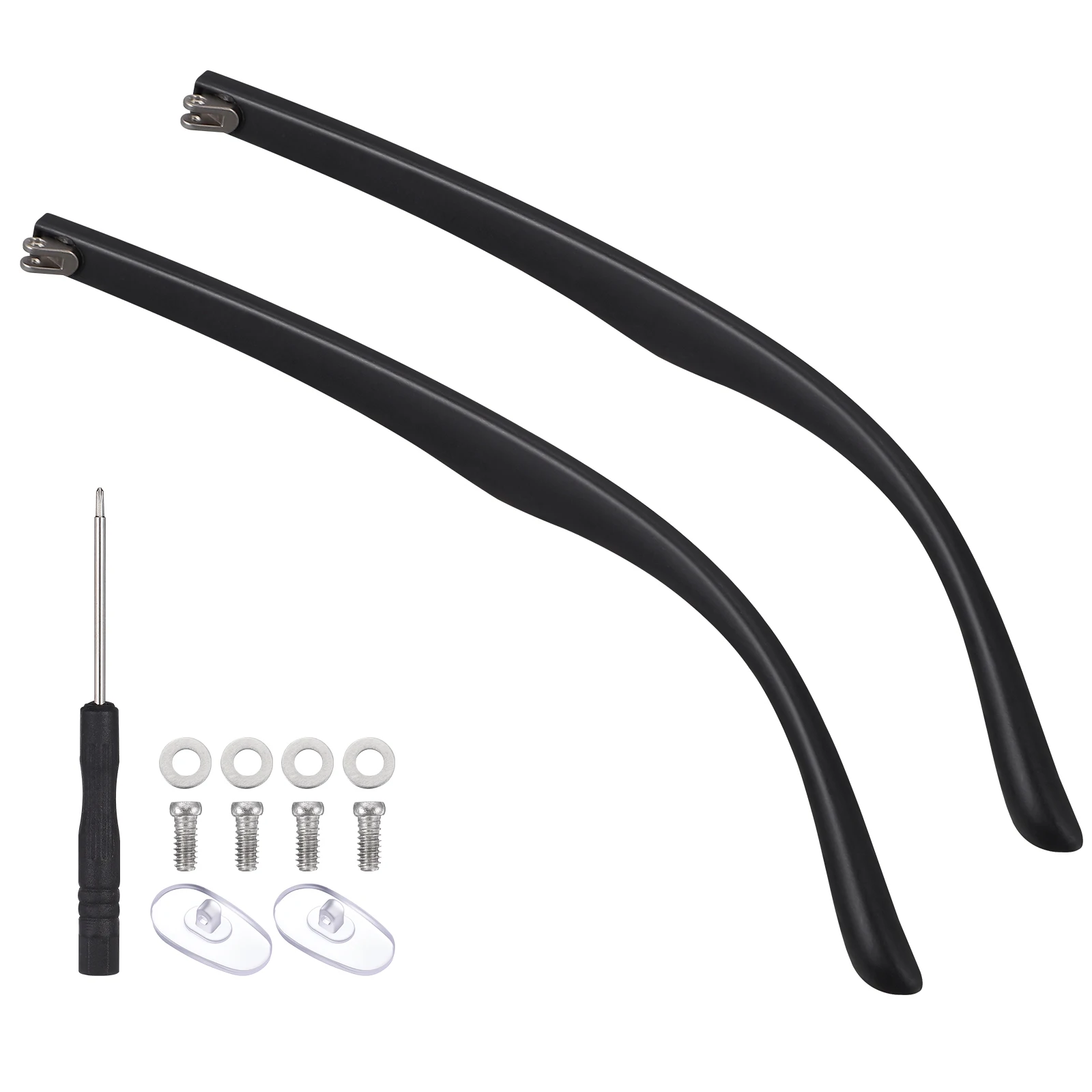 

1 пара запасных частей для очков TR90, ремонт дужок для сломанных очков, универсальные аксессуары для очков, работа