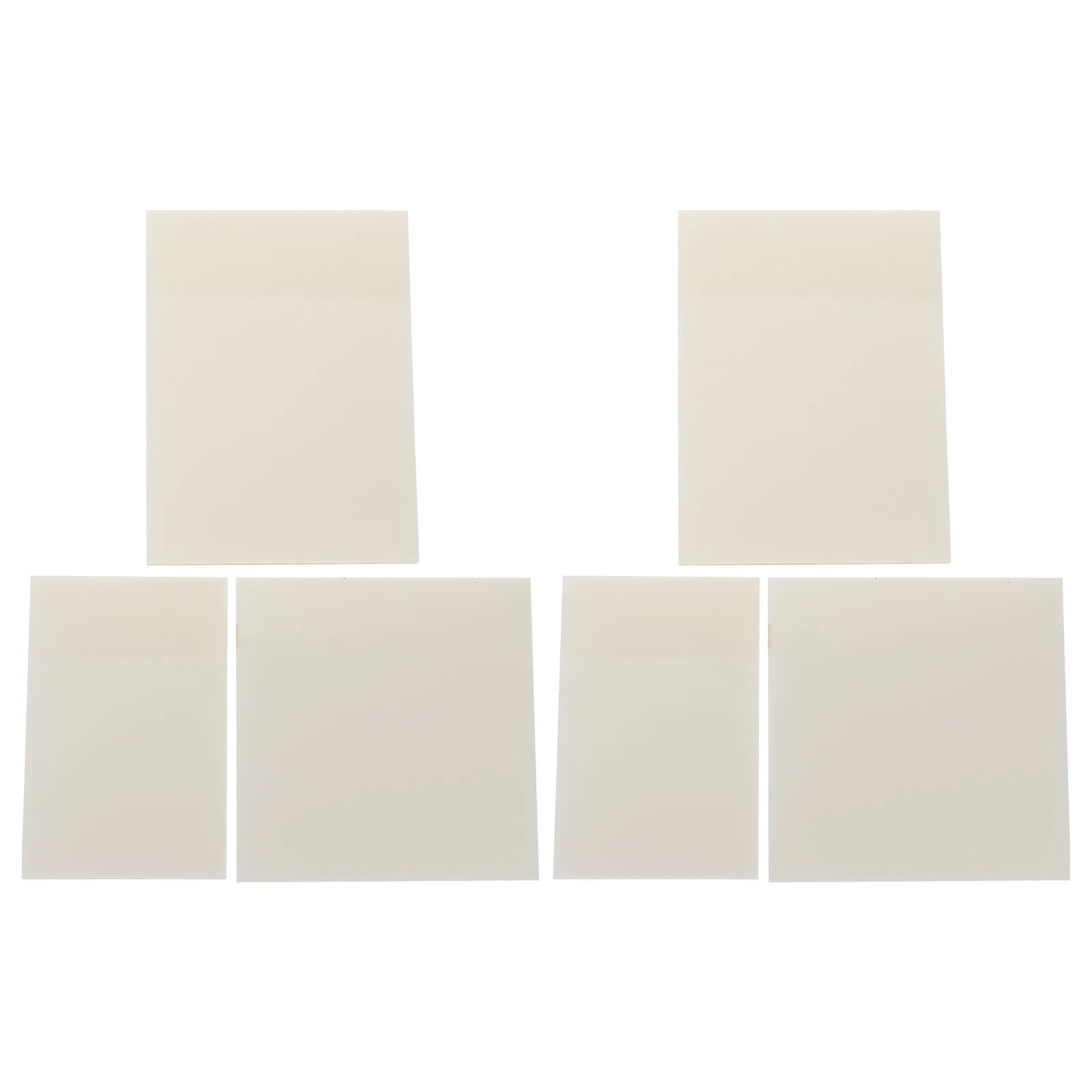 

6Pcs Transparent Memo Stickers Clear for Message Recording Office Home School Supplies Waterproof