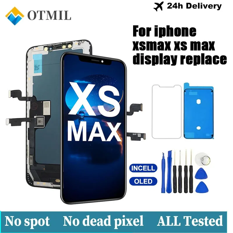 �y�Z�[�����ziPhone XS Max �����p�f�B�X�v���C 6.5�C���` �t��HD LCD�^�b�`�f�W�^�C�U�[+�C���L�b�g+�X�N���[���v���e�N�^�[ A1921�AA2101�AA2102�AA2104