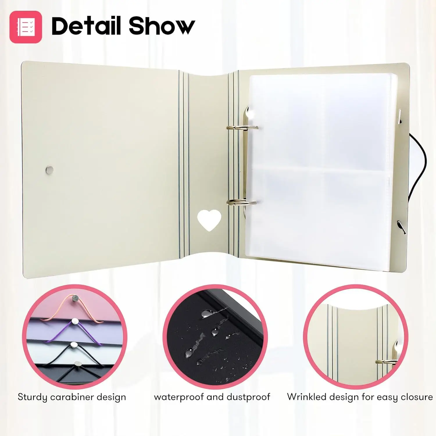 A5 Color Hollow Album New PP Photocard Binder Photo Collect Photo Folder Card Storage Album Storage Stationery