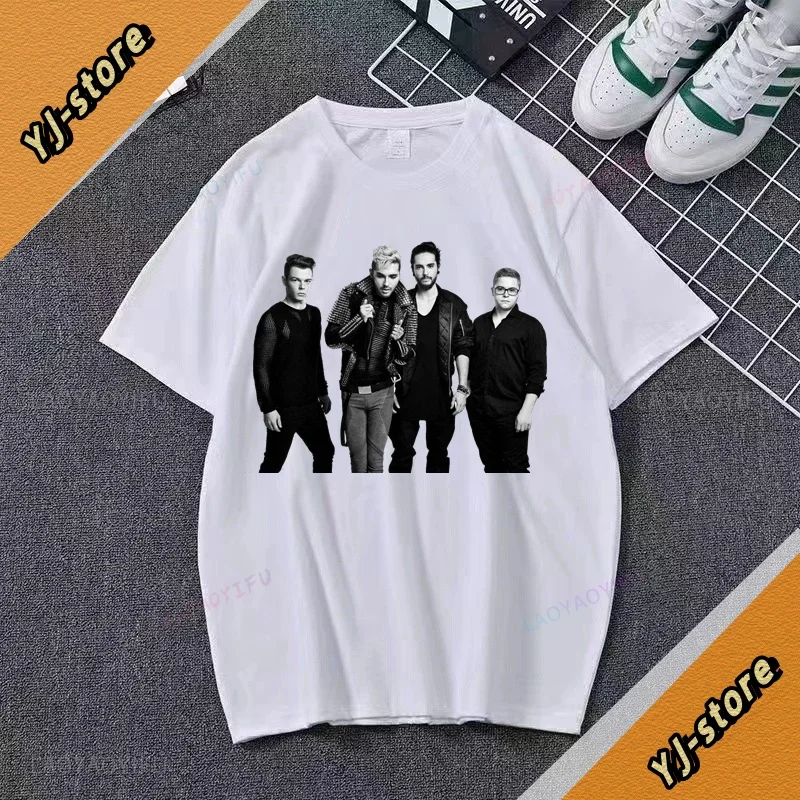 Tokyo Hotel German Alternative Rock Emo Punk Band 90's Retro Hip Hop Gothic Street T-shirt