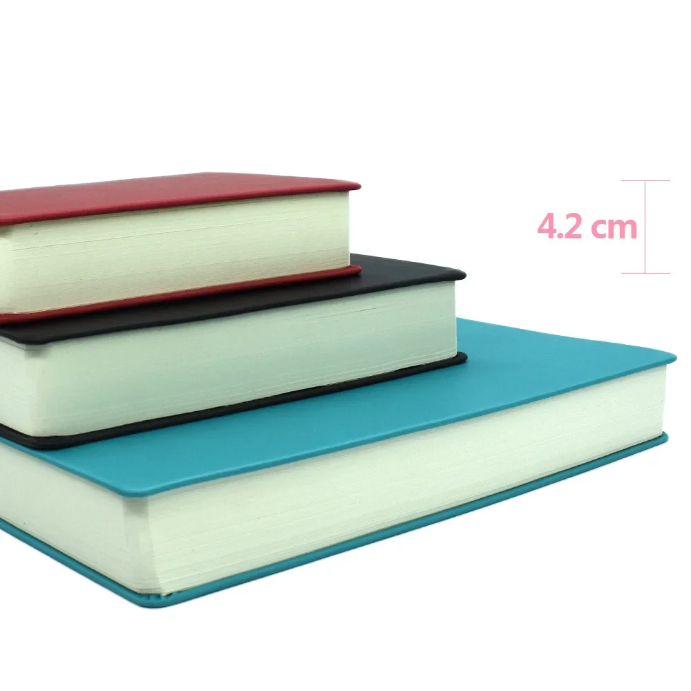 A4/A5/A6 Super Thick Notebooks 330 Sheets Blank Pages Diary Sketchbook Journal PU Leather Soft Cover Stationery Agenda Planner