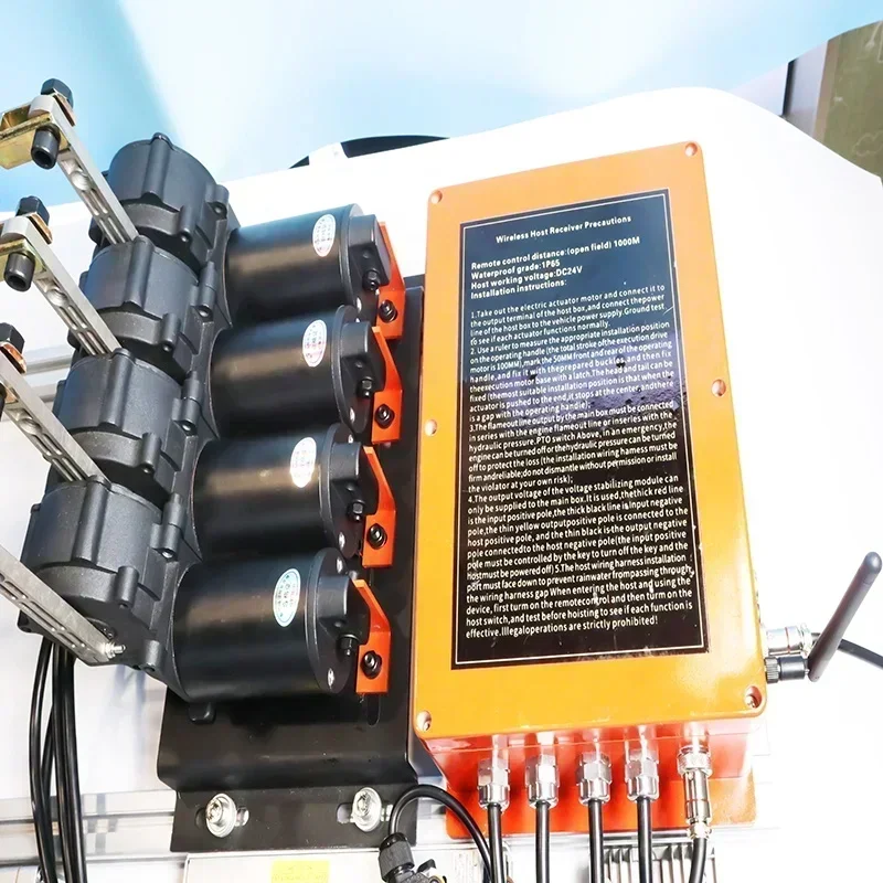 

In stock Top Quality 4 Joystick Crane Radio Hydraulic Proportional Pump Truck Industrial Wireless Remote Control for Co