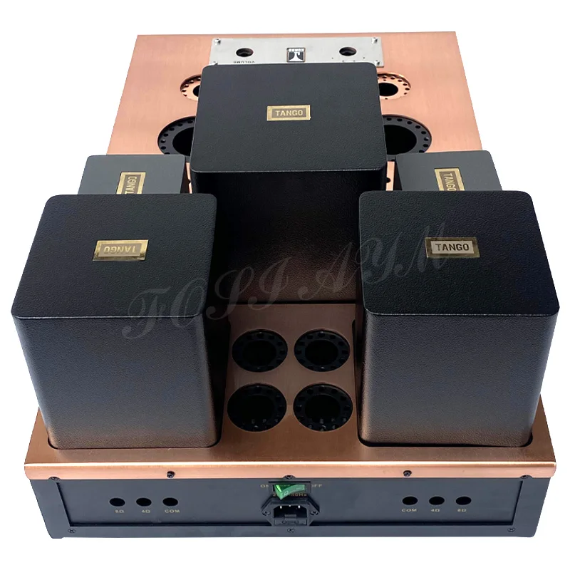 380*100*600mm FOSI AYM replica Kondo copper-plated amplifier Case 211/845/805/GM70 vacuum tube amplifier Chassis Shell DIY Box