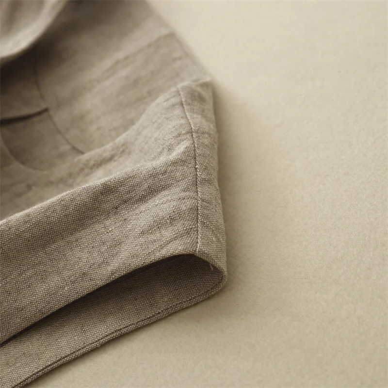 سترة نسائية غير رسمية ort Svel مستديرة Ne مفتوحة سترة نسائية صيفية جديدة فضفاضة فنية ترفيهية Quali مزيج من القطن والكتان #3