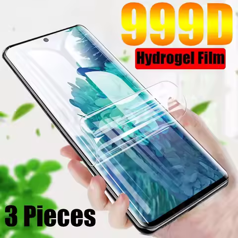 3Pcs Hydrogel Film For OPPO F21 F21S F11 F9 F7 F5 R17 R15 Pro R15X Plus R19 A83 A73 Full Cover Screen Protector