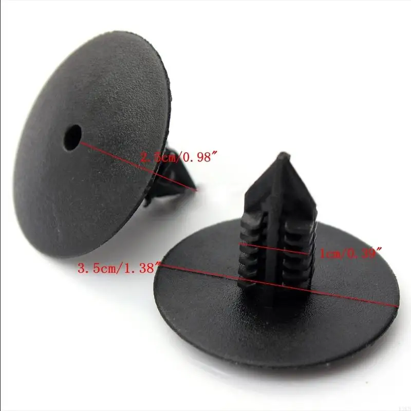 K3KD 10pcs Retenedor abrazadera abrazadera abrazadera del automóvil Push Push Puerta del revestimiento del