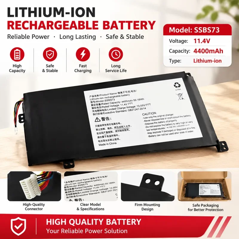 SSBS73 Laptop Battery For Mechanical Revolution S1 Pro-01 02 S2-01 02 S2 MX350