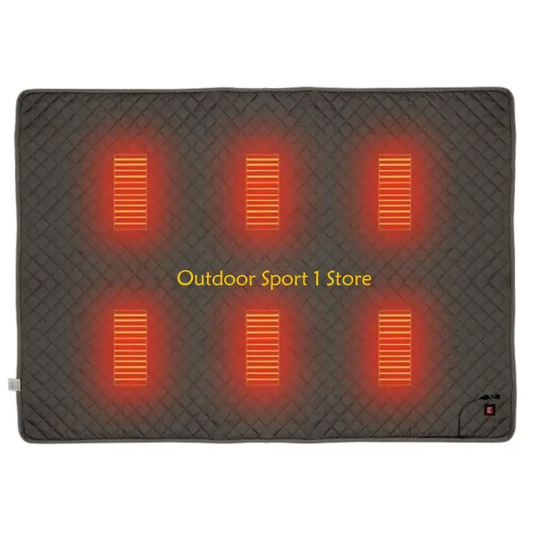 

A0KA Кемпинг с подогревом спальный мешок Pad Открытый USB-нагревательный коврик для сна USB-одеяло с подогревом Портативный с