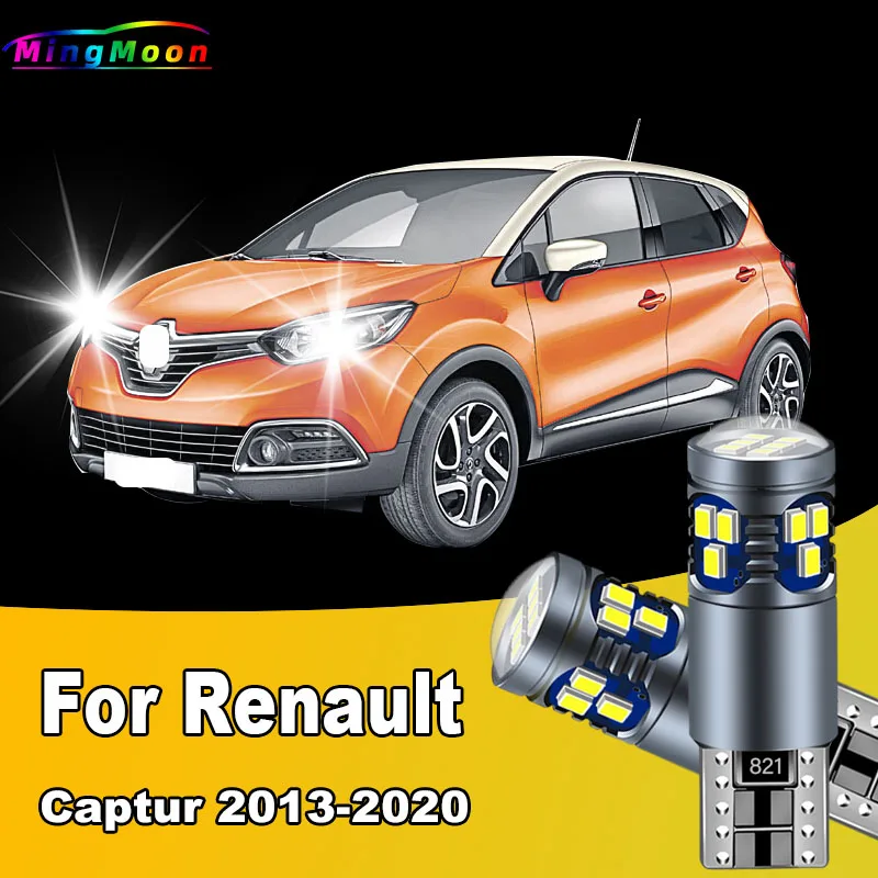 

2Pcs T10 Car Bulbs LED Parking Lamp For Renault Captur 2013 2014 2015 2016 2017 2018 2019 2020 Interior Clearance Lights