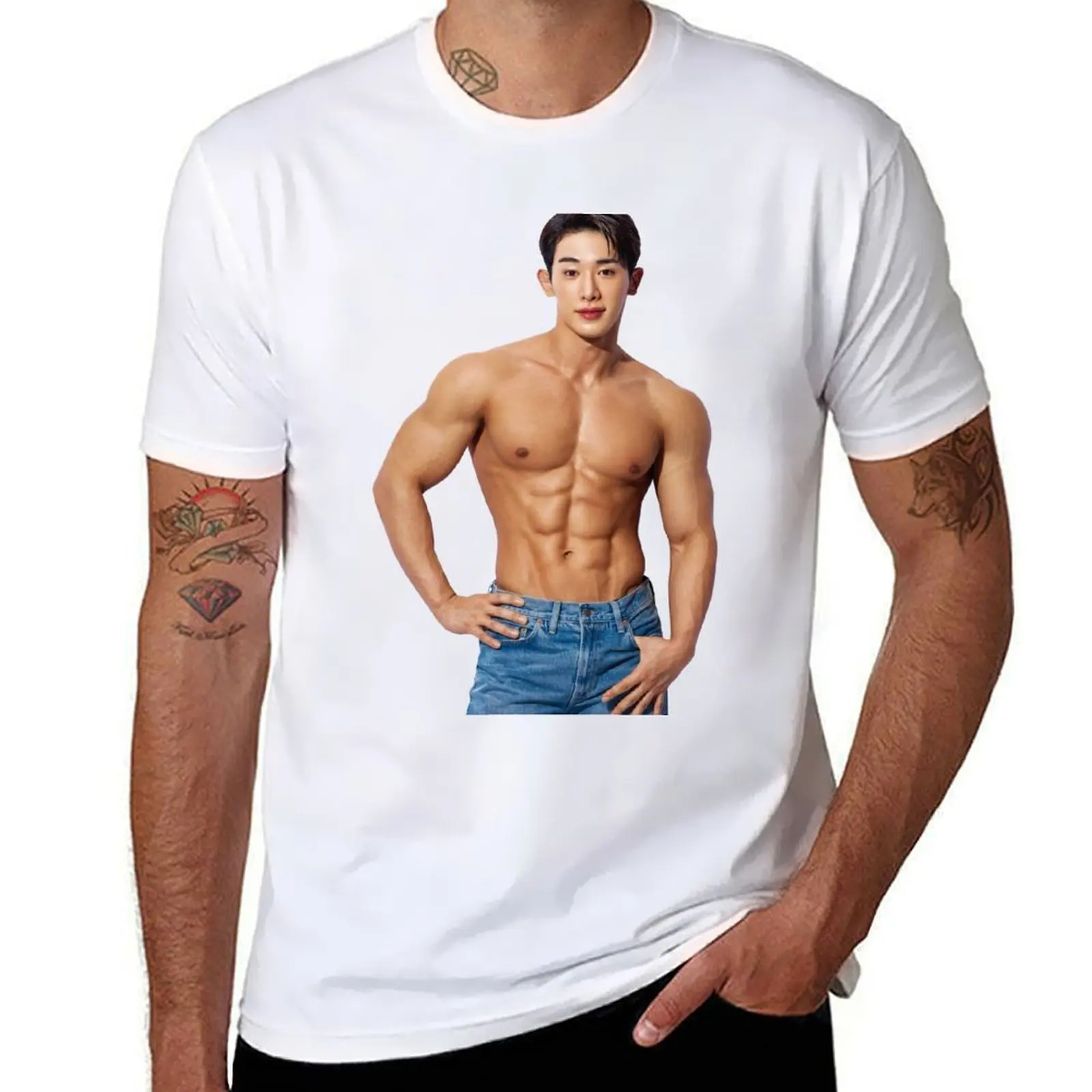 

Wonho T-Shirt cotton t shirts high quality cotton t shirts man 100% T-Shirt