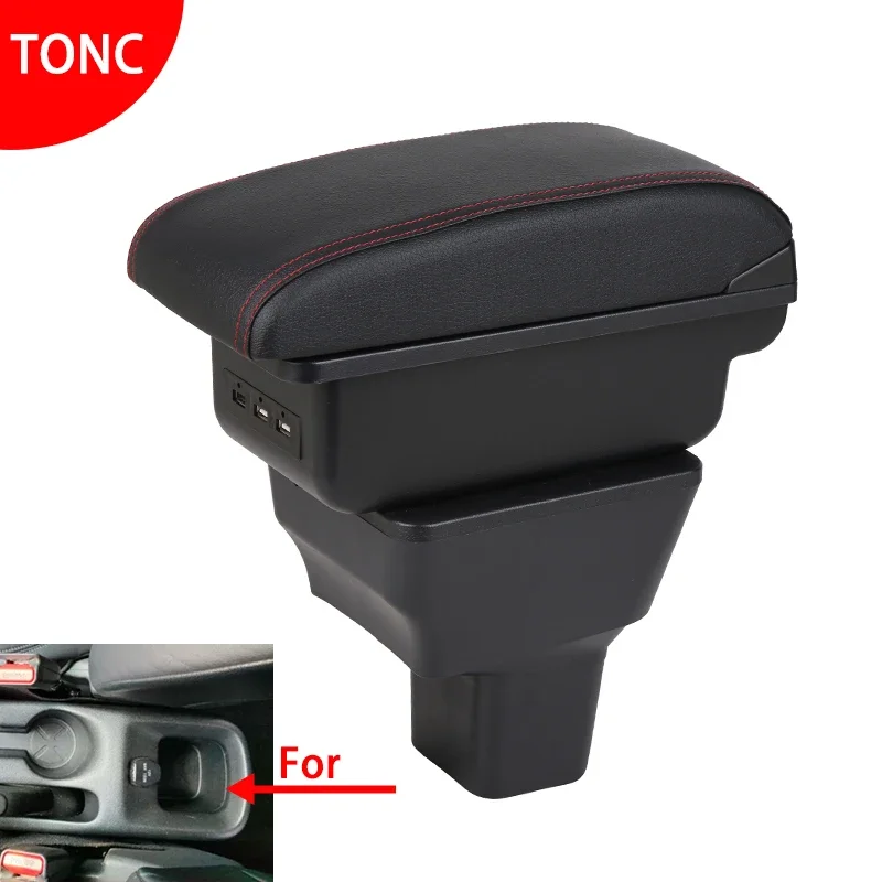 

Car Armrest Box for Nissan Kicks 2016 2017 2018 2019 2020 2021 Hand Arm Rest Center Console Storage USB Retrofit Parts Accessory