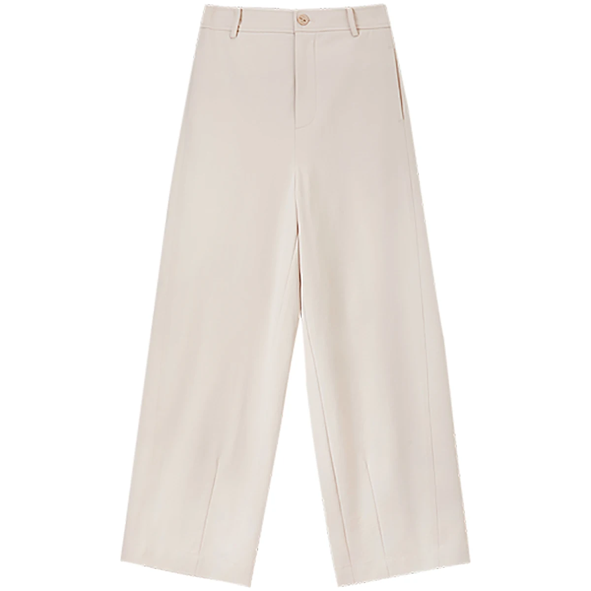 SENTUBILA Casual Haren Pants For Women Summer 2025 New Business Pants Elastic Waistband For Slimming Nine Point Pants 152K87959