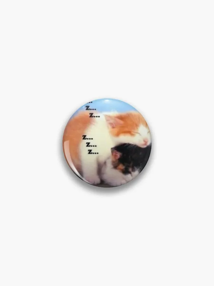 sleeping kittens Pin Buttons Brooches Pin Jewelry Accessory Customize Brooch Fashion Lapel Badges