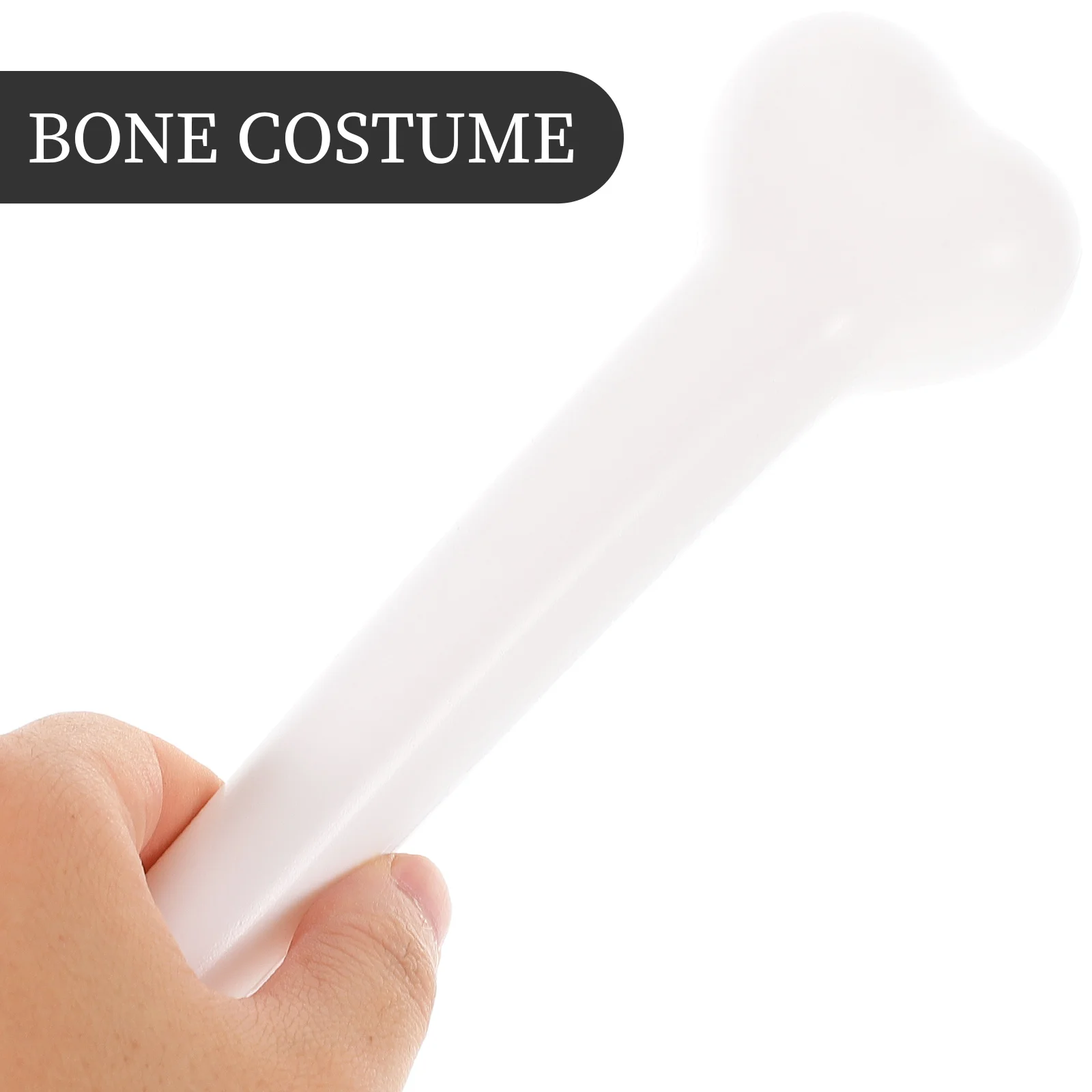 4 szt. Symulowane ludzkie kości z tworzywa sztucznego, rekwizyty na Halloween, sztuczne kości psa dla dzieci i dorosłych, dekoracja na imprezę, białe, 2 szt.