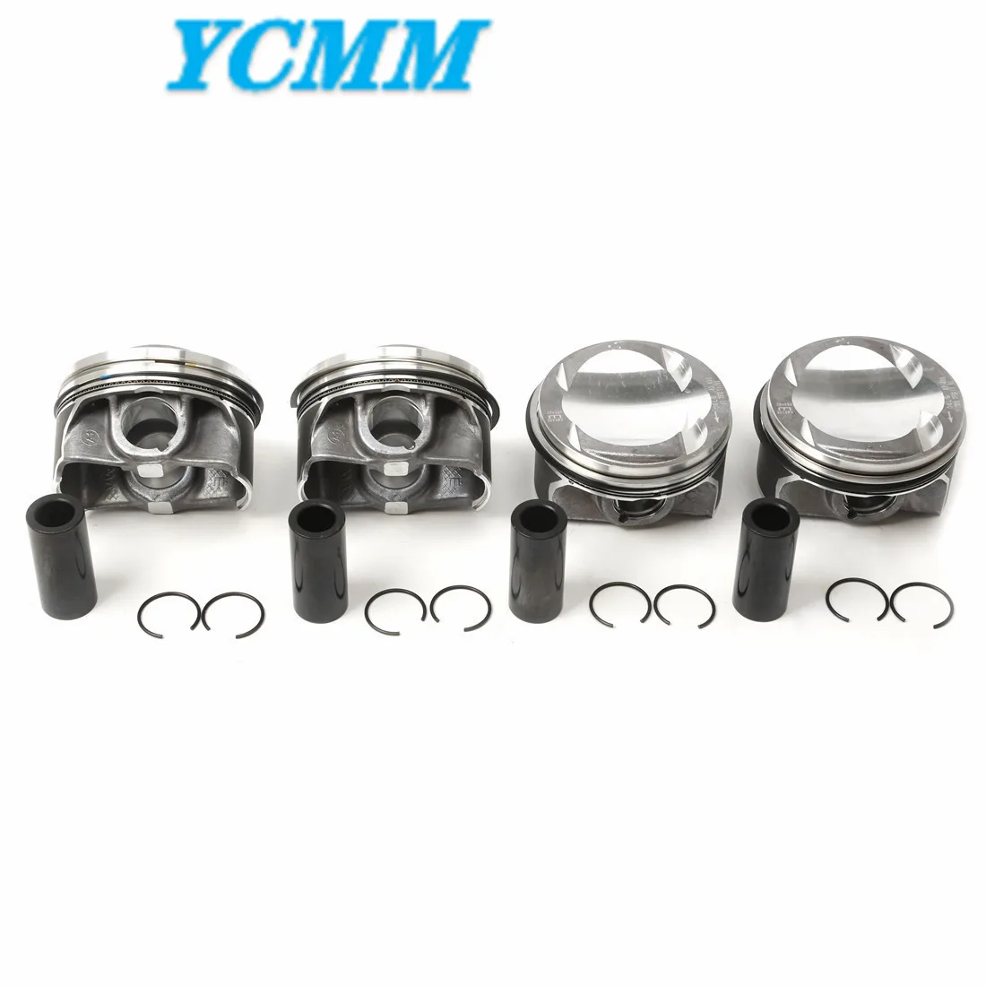 06L107065AN Engine Pistons & Rings Set 82.5MM 23MM 2.0T For VW Beetle Cabrio Passat DDSA Tiguan Allspace DGVA DTEA DGUA