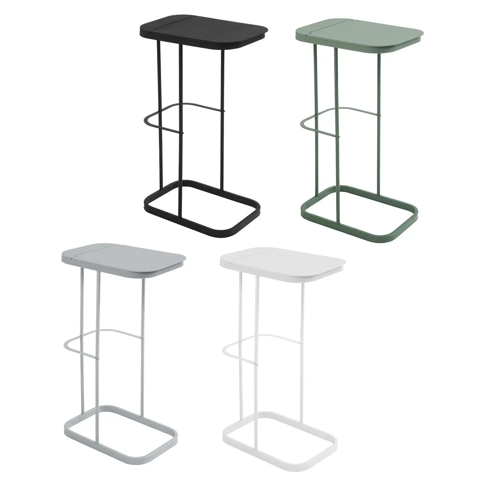 

Trash Bag Holder Organizer Minimalist Decoration Flip Cover Trash Can Stand for